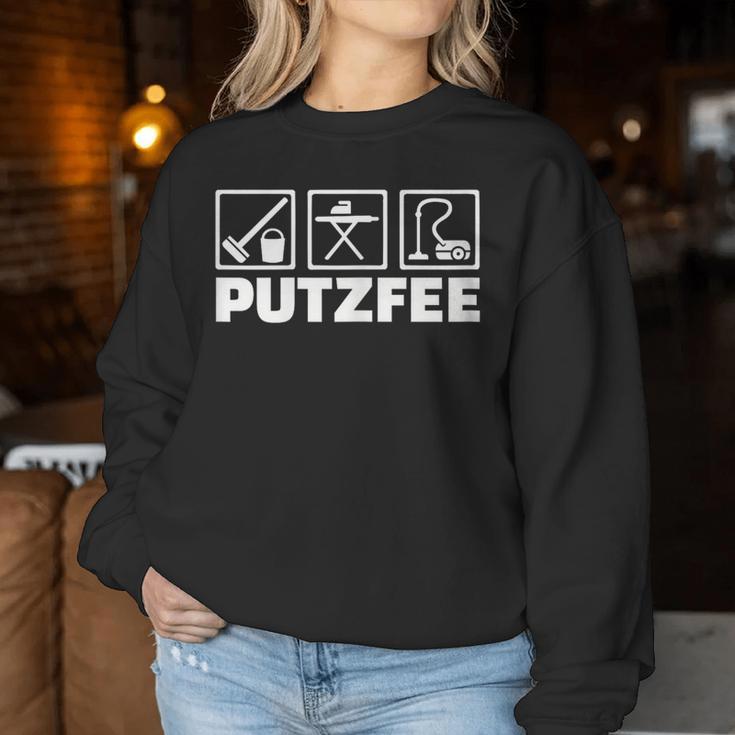 Women's Putzfee Sweatshirt Frauen Lustige Geschenke