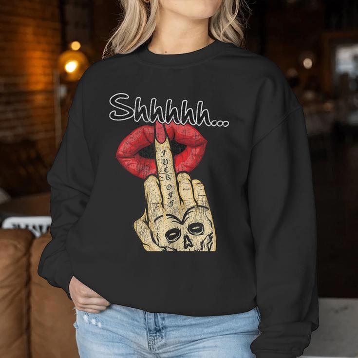 Women'sintage Retro Girl Power Tattoo Rocker Feminist Sweatshirt Frauen Lustige Geschenke