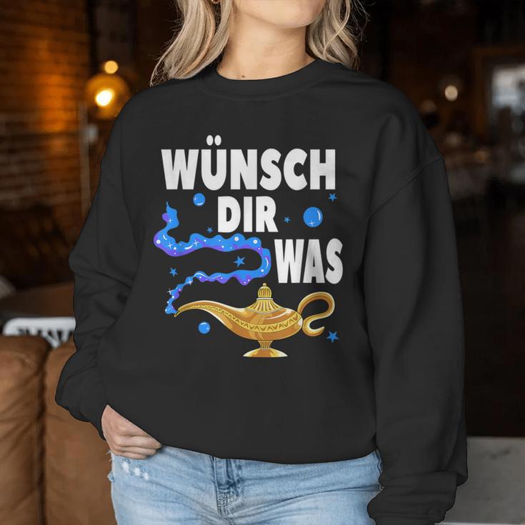 Wünsch Dir Was Für Frauen Herren Und Kinder Sweatshirt Frauen Lustige Geschenke