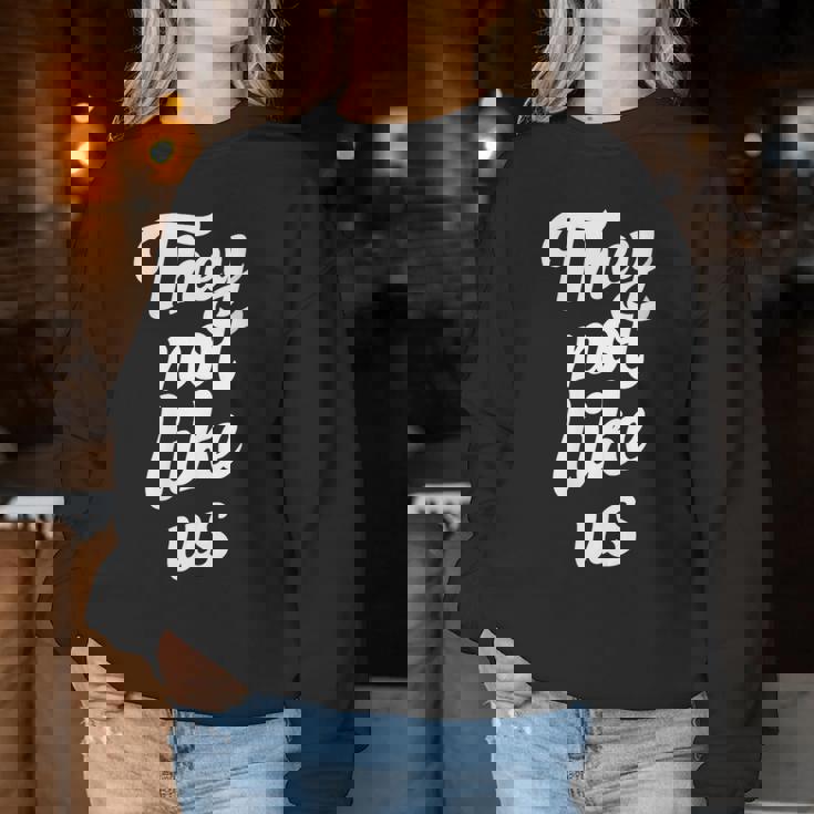 They Not Like Us Hip Hop Lyrics West Coast Compton La Women Sweatshirt Funny Gifts