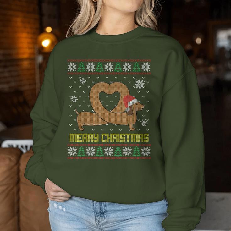 Christmas Dachshund Christmas Women's Children's Sweatshirt Frauen Lustige Geschenke