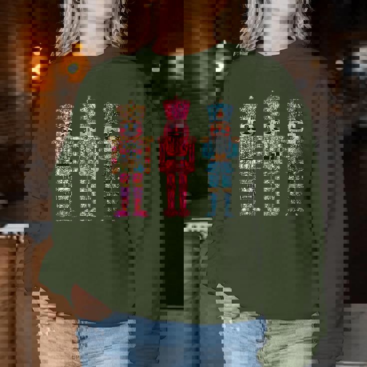 Nutcracker Christmas 2024 Xmas Pajamas Matching Women Women Sweatshirt Personalized Gifts