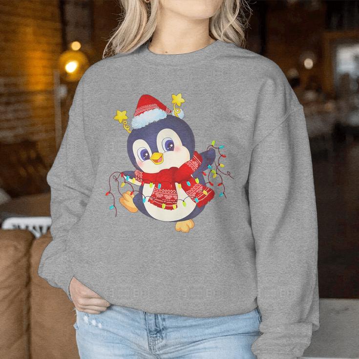 Christmas Children Penguin Christmas Xmas Sweatshirt Frauen Lustige Geschenke