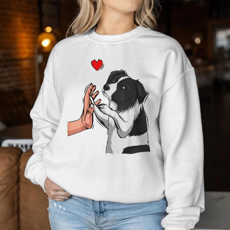 Border Collie Love Dogs Mama Female Sweatshirt Frauen Lustige Geschenke