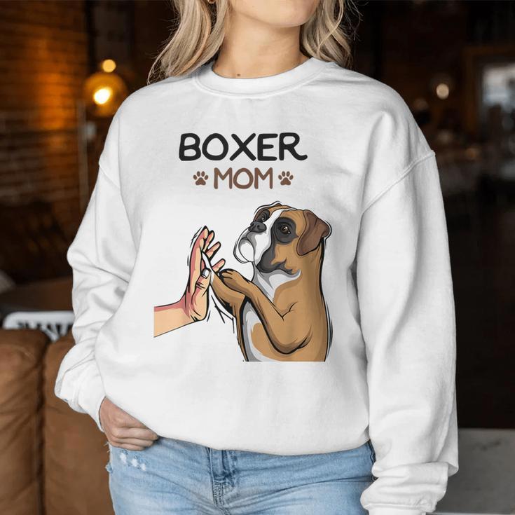 Boxer Dog Mama Women's Sweatshirt Frauen Lustige Geschenke