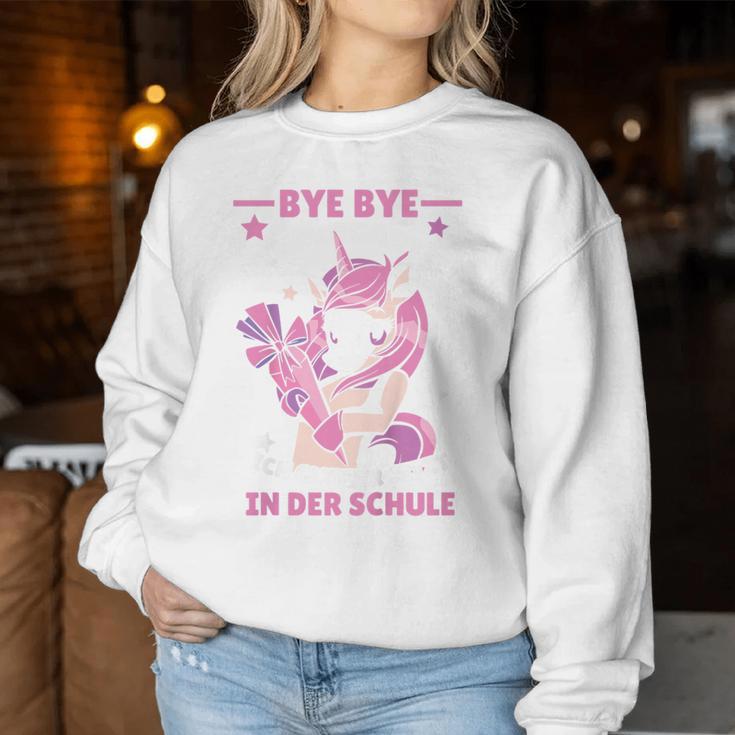 Children's Girls Bye Bye Kindergarten Ich Glitzer Jetzt In Der Schule 80 Sweatshirt Frauen Lustige Geschenke