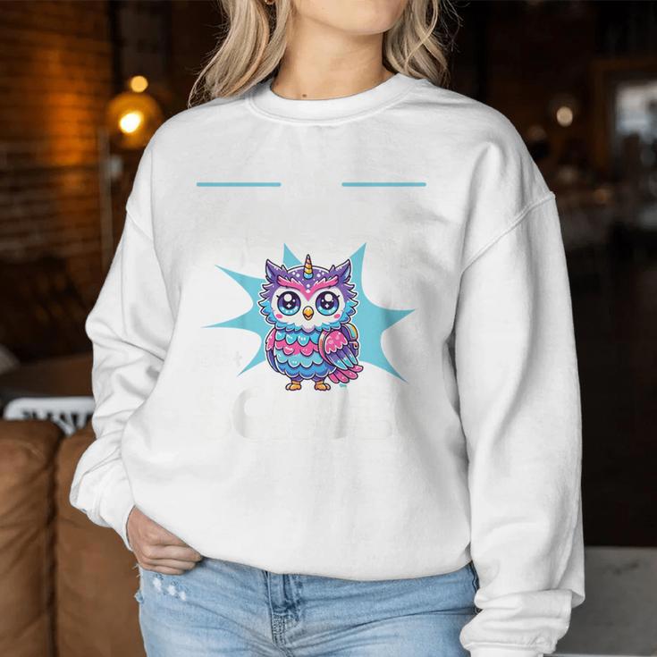 Children's Ich Rocke Jetzt Die Schule Cute Owl For School Sweatshirt Frauen Lustige Geschenke