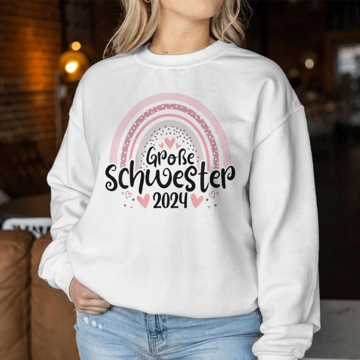 Children's Ich Werde Große Schwester 2024 Sweatshirt Frauen Lustige Geschenke