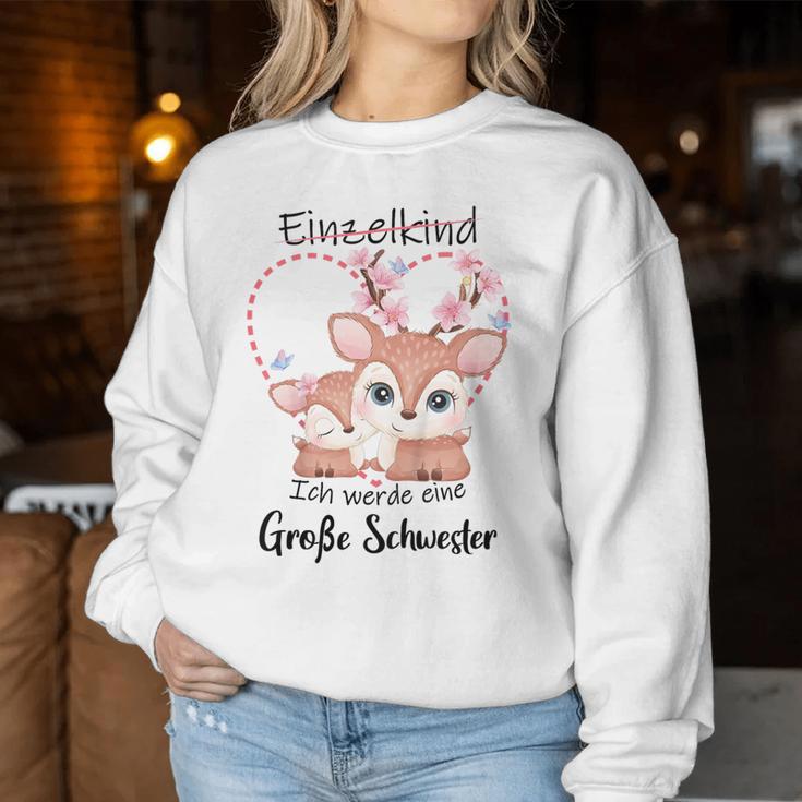 Children's Ich Werde Große Schwester Ich Blue Sweatshirt Frauen Lustige Geschenke