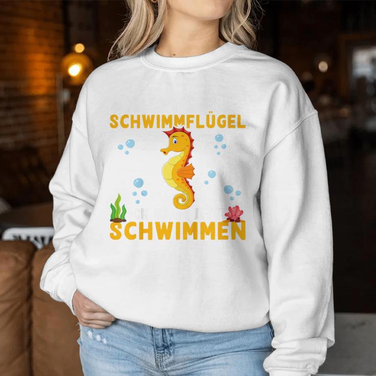 Children's Seahorse Bestanden Early Swimmer Badge 80 Sweatshirt Frauen Lustige Geschenke