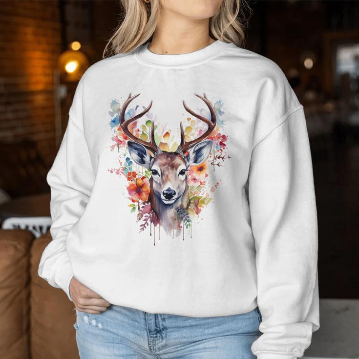 Deer Costume Women's Costume Sweatshirt Frauen Lustige Geschenke