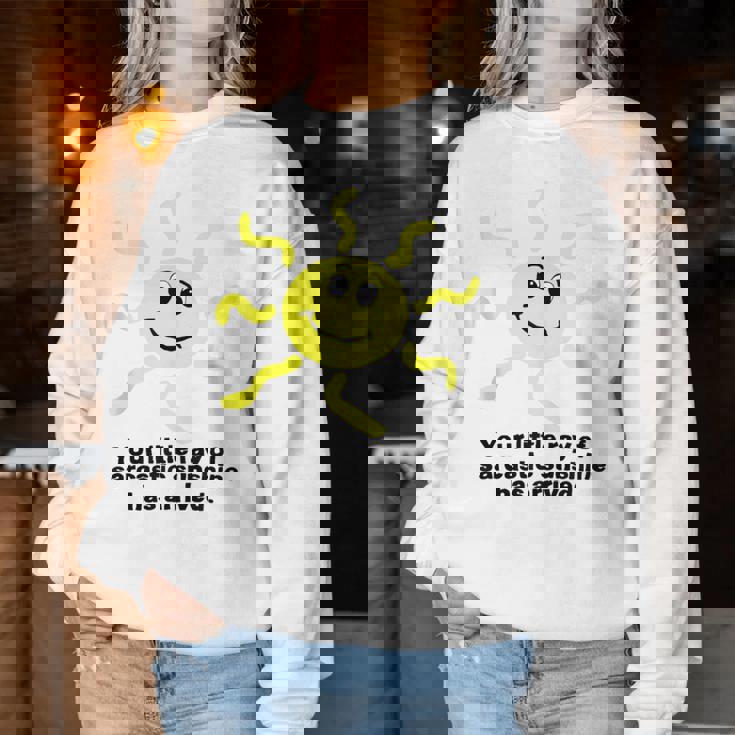 Sarcastic T-shirt Sayings DUDIHOHX Sweatshirt For Women I Know - Main Image