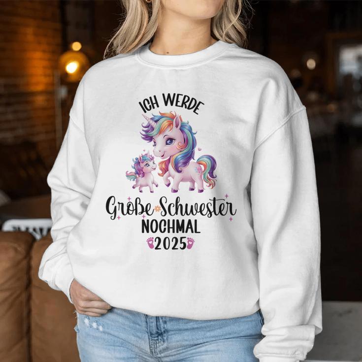 Kinder Wieder Große Schwester 2025 Sweatshirt Frauen Lustige Geschenke