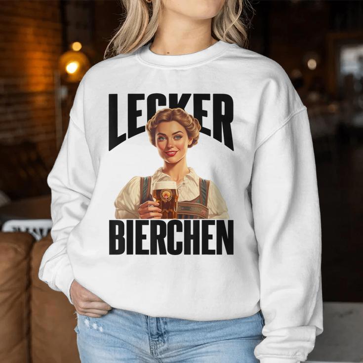 Lecker Bierchen Women's Sweatshirt Frauen Lustige Geschenke