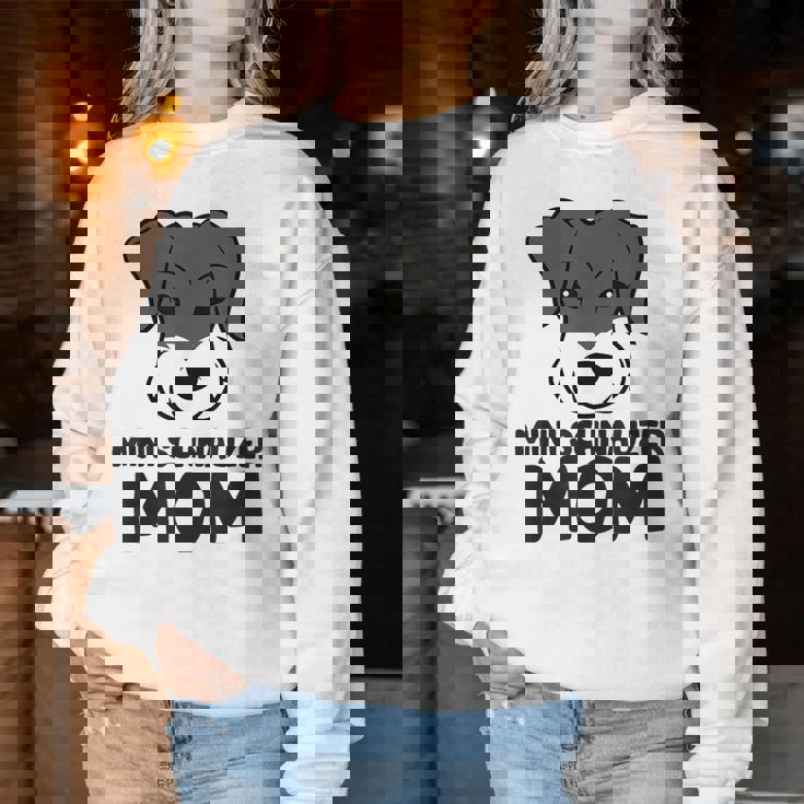 Mini Schnauzer Mamma Schnauzer Mamma Women Sweatshirt Regalos divertidos