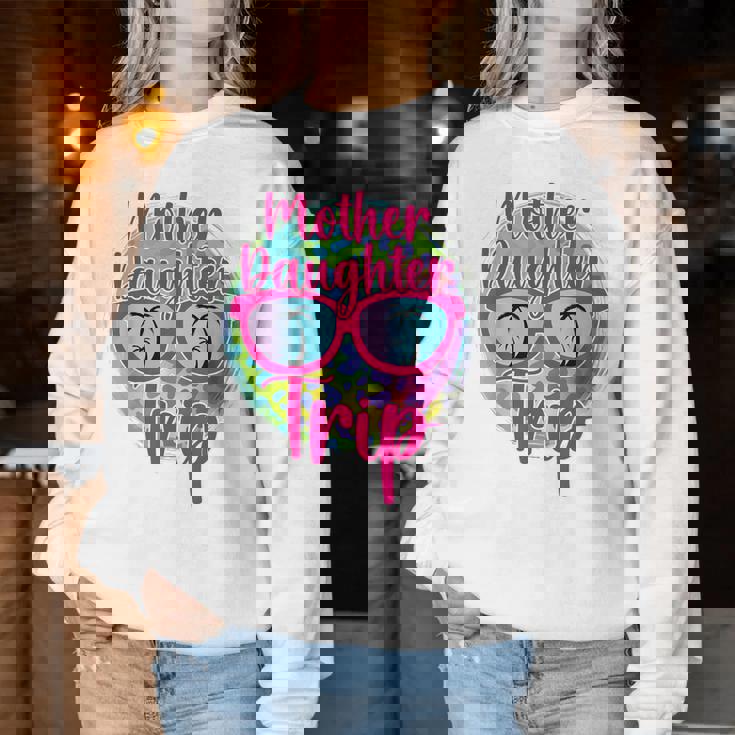 Mother Daughter Trip 2024 Mom Daughter Vacation Travel 2024 Women Sweatshirt Funny Gifts