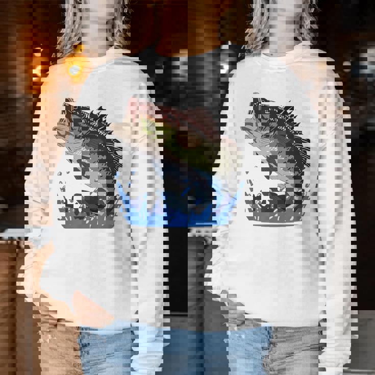 Pêche Poisson Bar Hommes S Et Enfants Pêcheur Sweat-shirt pour femme Cadeaux drôles