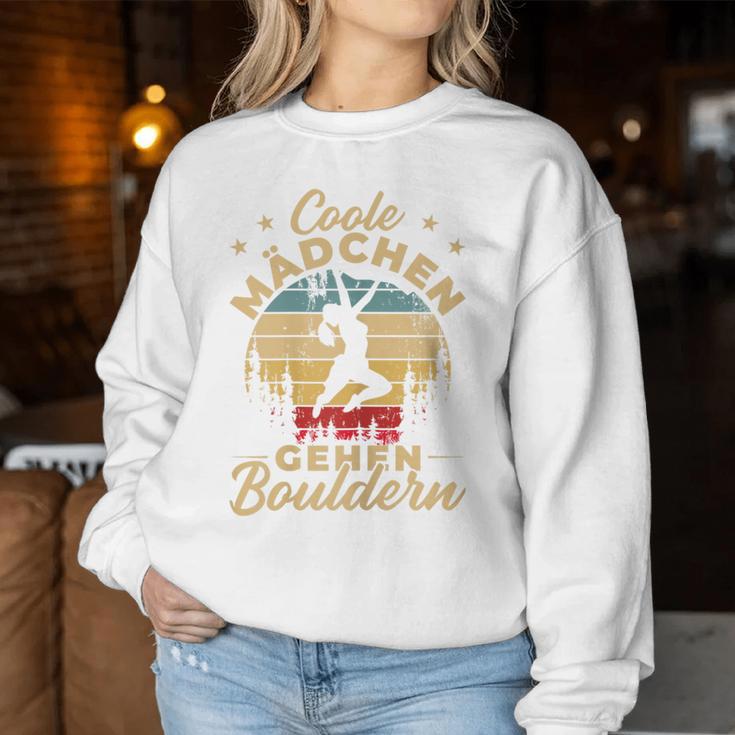 Women's Climber Cool Girls Walking Bouldering Sweatshirt Frauen Lustige Geschenke