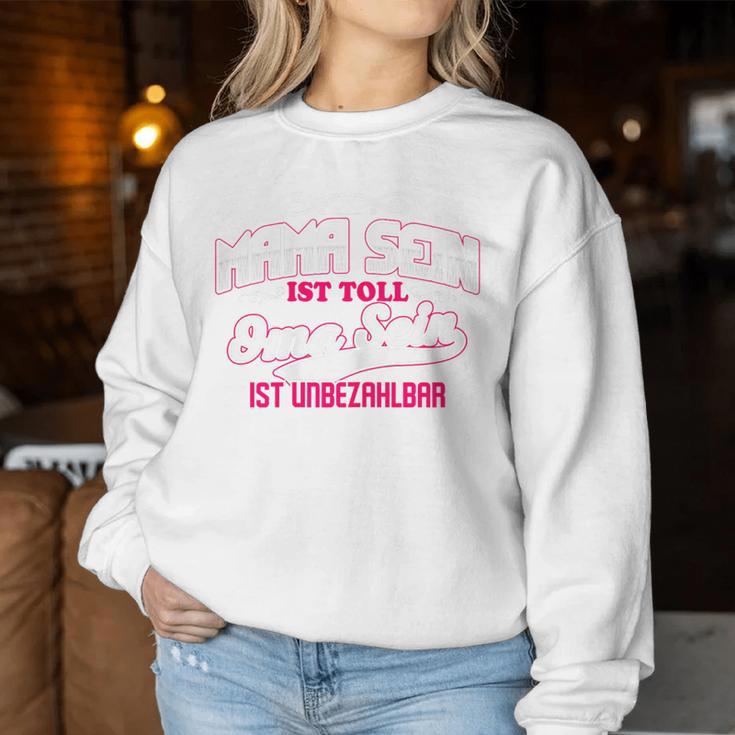 Women's Grandma Se Is Unzahlbar Grandmother Sweatshirt Frauen Lustige Geschenke