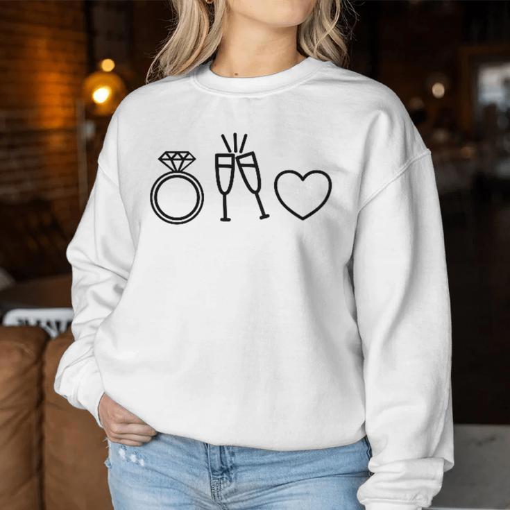 Women's Stag Party Women's Team Bride Hen Party Outfit Sweatshirt Frauen Lustige Geschenke