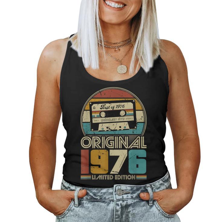 1976Intage Birthday Retrointage Women's Tank Top Frauen