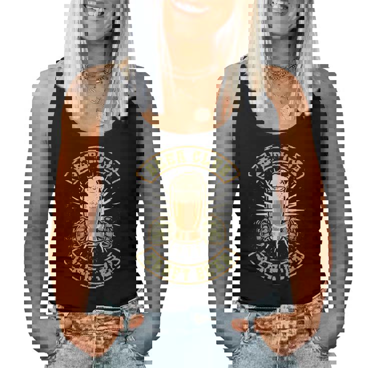 Beer Club Craft Beer Cerveza Artesanal Camiseta sin mangas para mujer