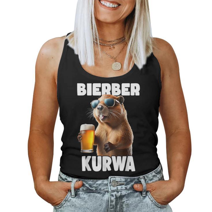 Bierber Kurwa X Biber Kurwa X Bóbr Delicious Beer Tank Top Frauen