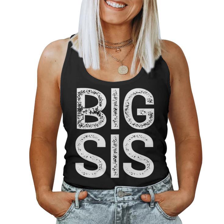 Big Sis Sister Large Sister Partner Look Small Tank Top Frauen