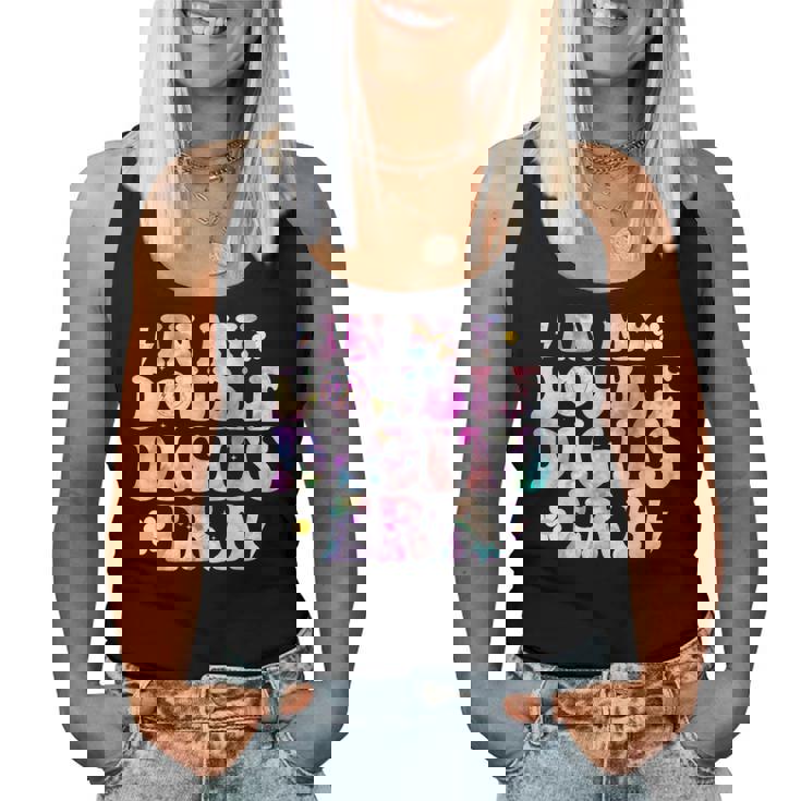 Birthday For Girls Tie Dye In My Double Digits Era Women Tank Top