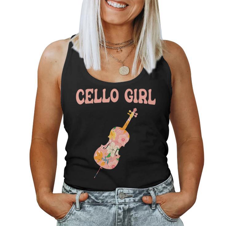 Cello Girl Cello Playerioloncello Cellist S Tank Top Frauen