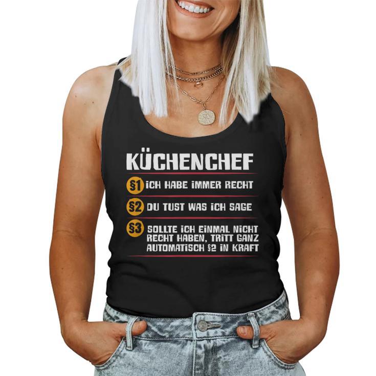 Chef's Kitchen Rules Chef Women's Tank Top Frauen