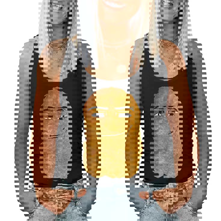 Chicken Nugget Nugget Meme Joke Sarcastic Nugget Women Tank Top