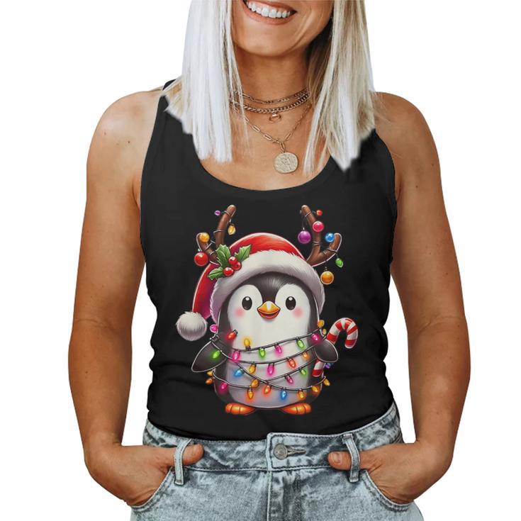 Christmas Children Cute Penguin Xmas Tank Top Frauen