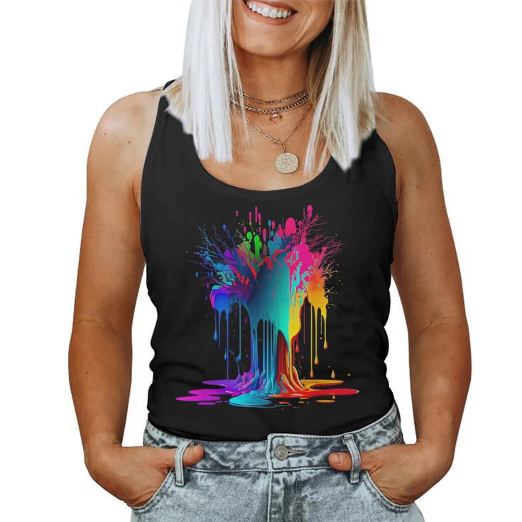 Color Splash For And Women Tank Top Frauen