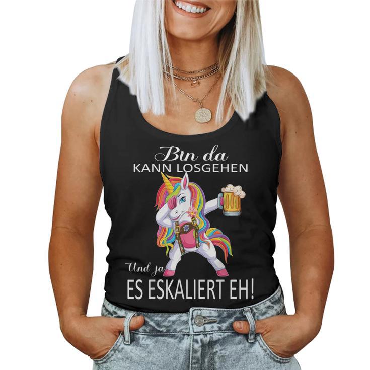 Dabbing Unicorn Es Escaliert Eh Women's Costume Unicorn Tank Top Frauen