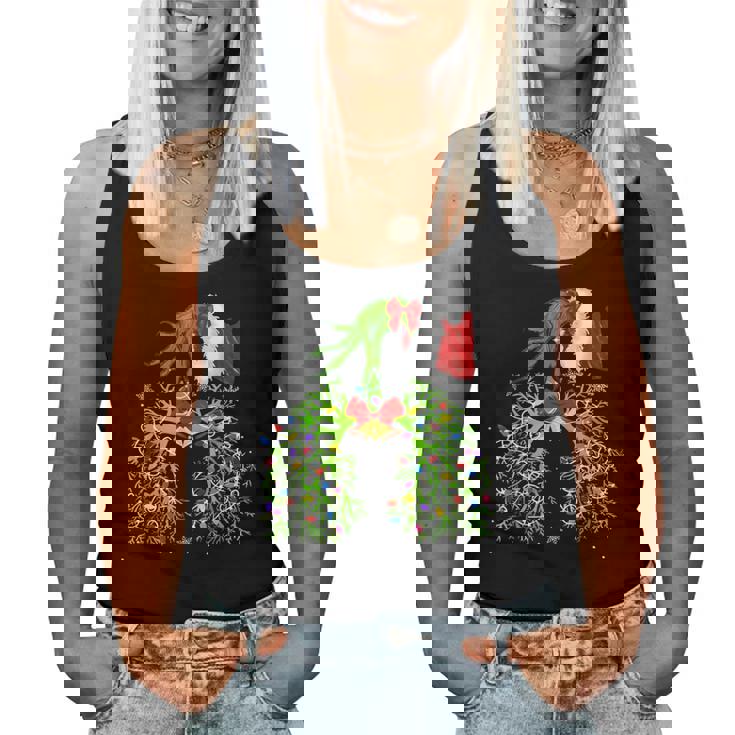 Christmas Nurse Respiratory Therapist Lung Nursing Women Tank Top