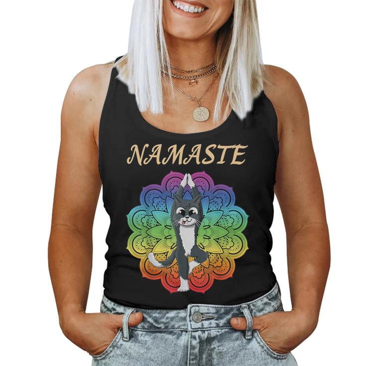 Yoga Catrikshasana Mandala Namaste Tank Top Frauen