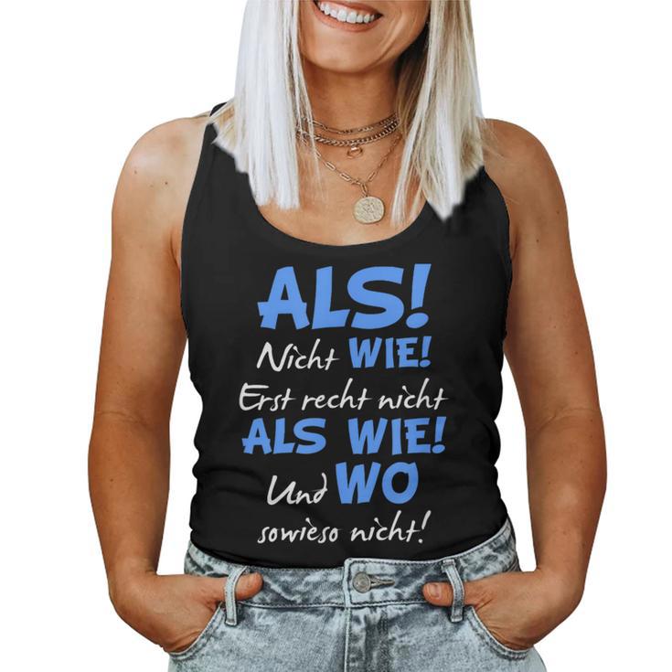 Grammatik German Teacher And Teacher Tank Top Frauen