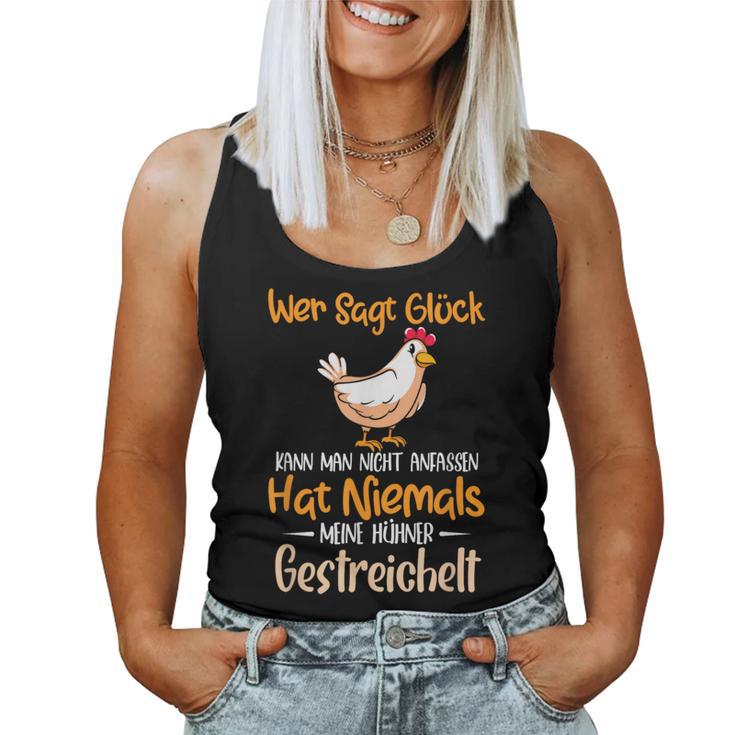 Hat Niemals Meine Hühner Gestrich Chicken Hen Holder Tank Top Frauen