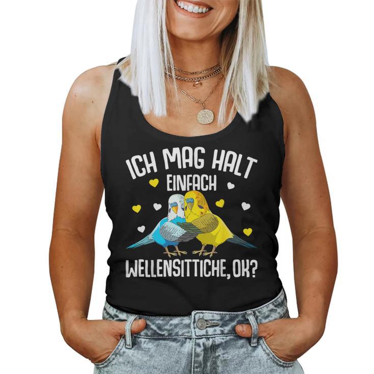 Ich Mag Halt Budgies Welli Budgies Girls' Tank Top Frauen