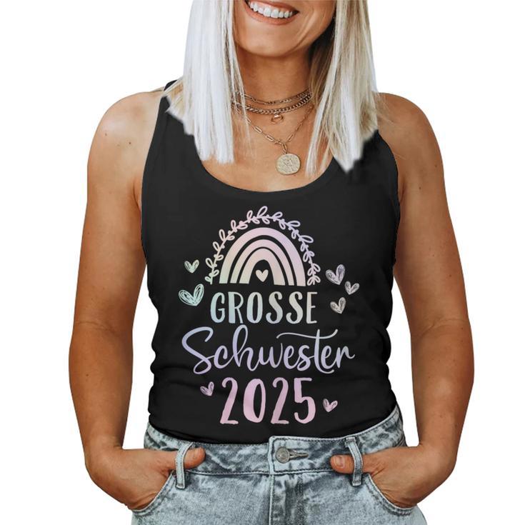 Ich Werde Große Schwester 2025 Rainbow Unicorn Girls' Tank Top Frauen