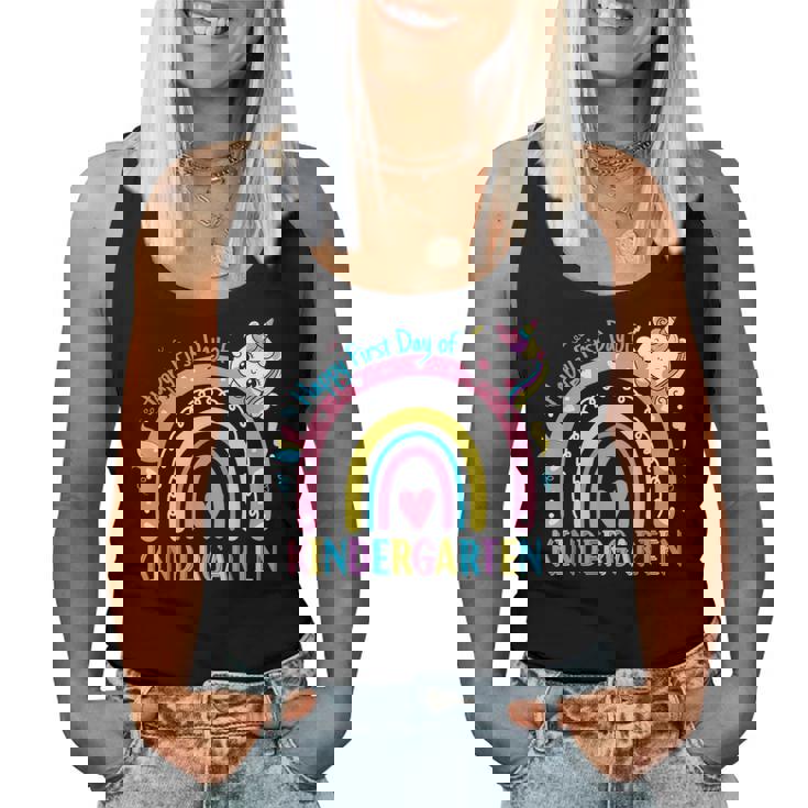 Kindergarten First Day To School Kindergarten Unicorn Girls Women Tank Top Kindergarten First Day To School Kindergarten Unicorn Girls Women Tank Top