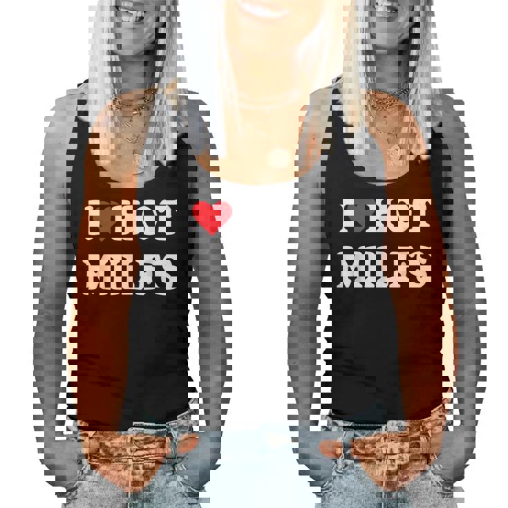 I Love Hot Milfs I Red Heart Love Milf Women Camiseta sin mangas para mujer