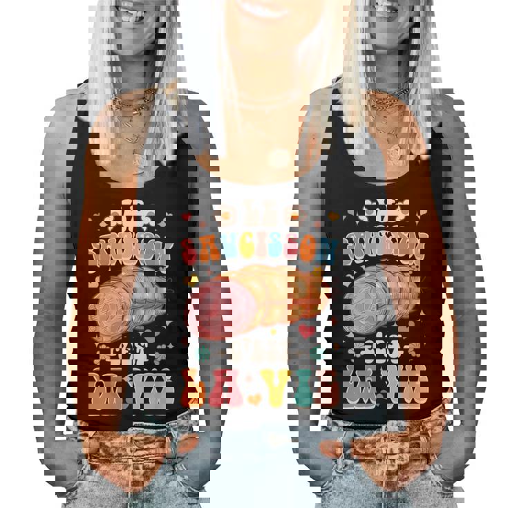 Maman Saucisson Saucisses Drôle Le Saucisson C'est Laie Women Tank Top