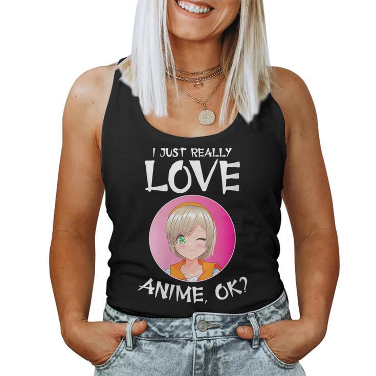 Manga Japonais Drôle Otaku Girls J'aimeraiment L'anime Débardeur pour femme
