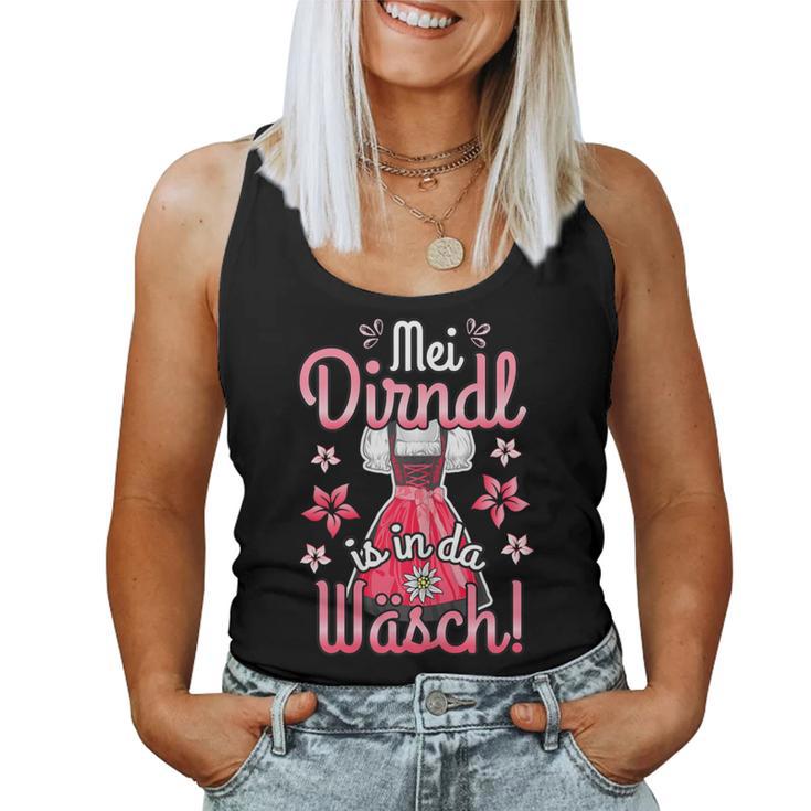 Mei Dirndl Is In Da Wäsch Costume Women's Costume Tank Top Frauen