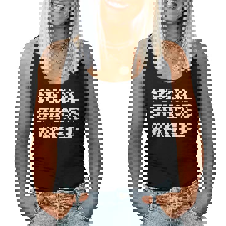 Movie Set Film Crew Special Effects Makeup Women Tank Top