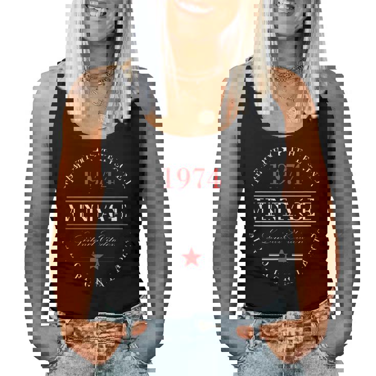 Myth Legend 1974 50 Year Old 50Th Birthday Women Tank Top