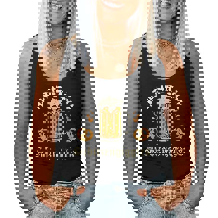 Oktoberfest Group Bachelor Party Here For Schitzengiggles Women Tank Top