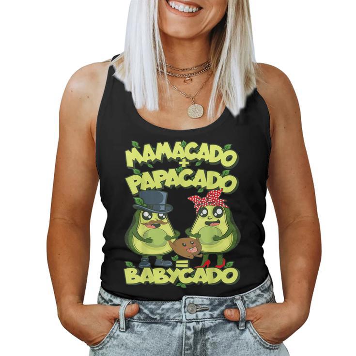 Papacado Mamacado Babycado Family Avocado Tank Top Frauen